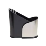 Umbra Furlo Expanding Utensil Holder and Knife Organizer, Black/Nickel thumbnail 2