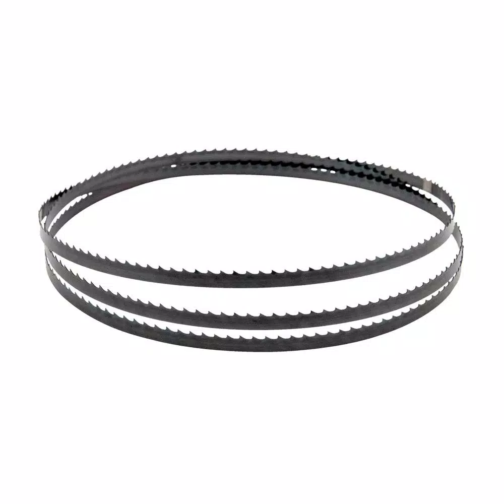 POWERTEC 56-7/8 in. x 1/4 in. 6 TPI High Carbon Steel Bandsaw Blade for Wood, Plastic & Aluminum