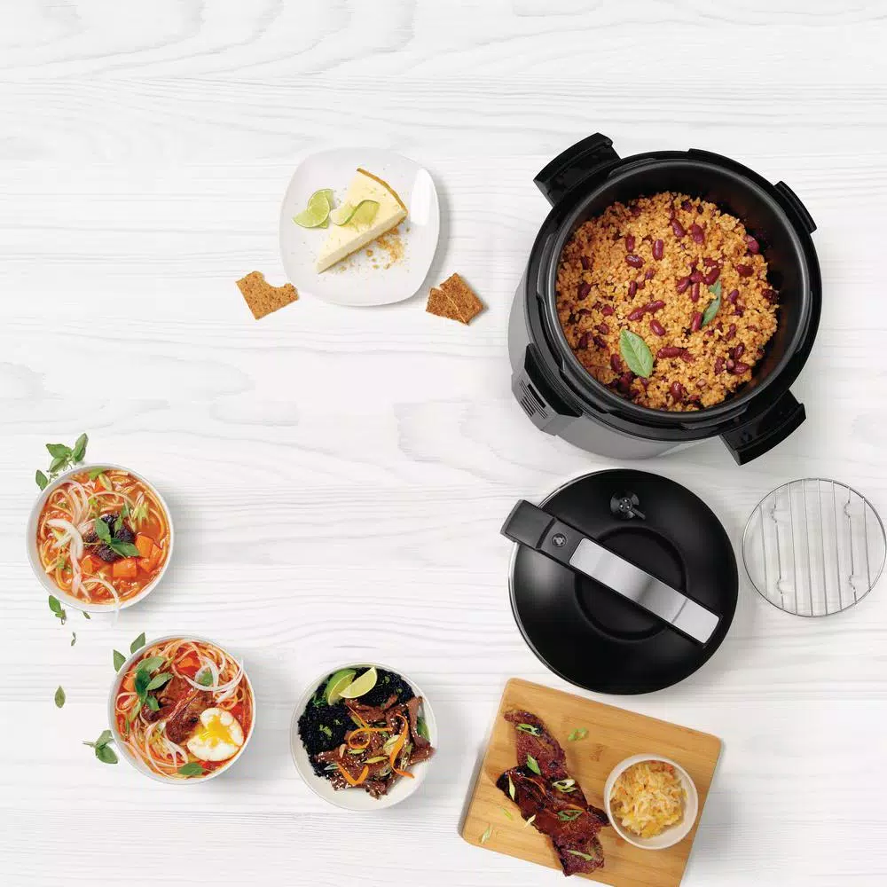 Cuisinart 8 Qt. Brushed Stainless Steel Digital Pressure Cooker with 1300W Power
