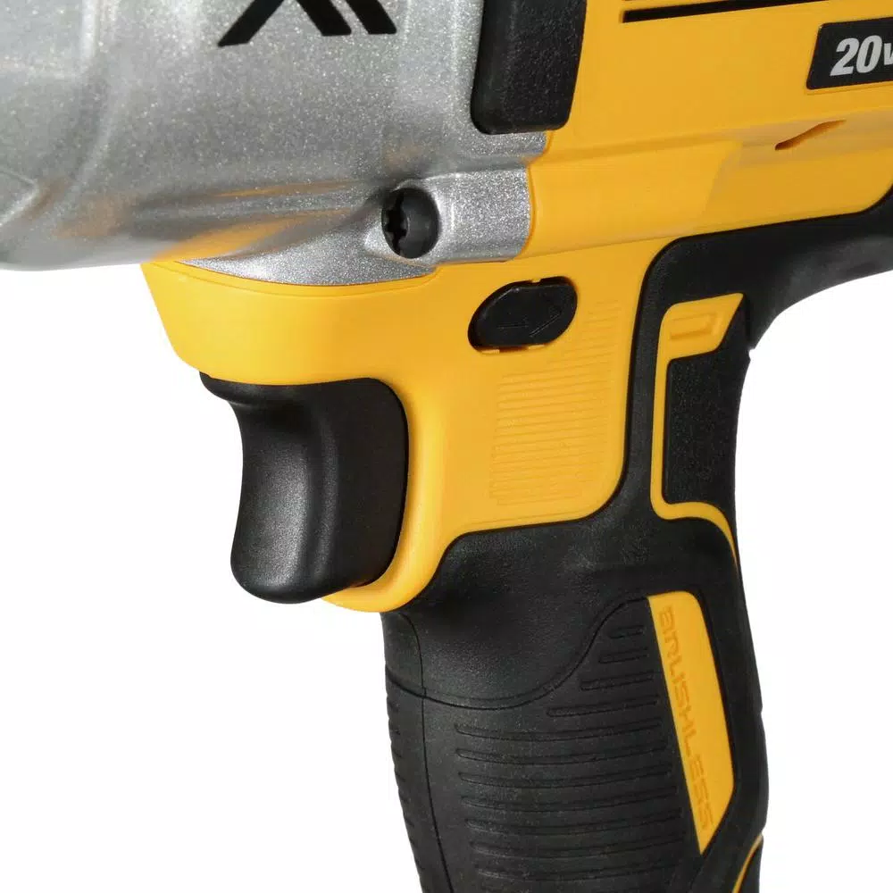 DEWALT 20V MAX XR Brushless 1/2 in. High Torque Impact Wrench Kit with (2) 5.0 Ah Batteries