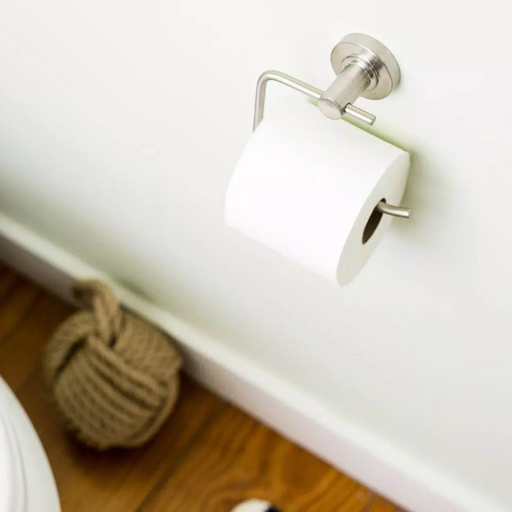 Speakman Neo Single Post Toilet Paper Holder, Brushed Nickel