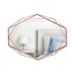 Umbra Prisma Modern Copper Wall Mirror, Metal and Glass Accent Mirror thumbnail 1