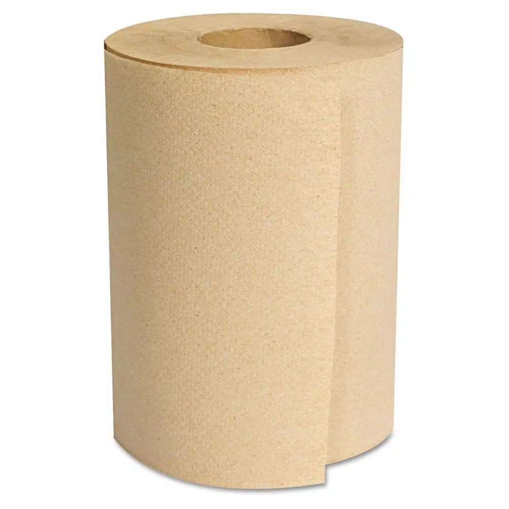 GEN Hardwound Natural Roll Towels 8 in. x 350 ft, 12 Rolls per Carton