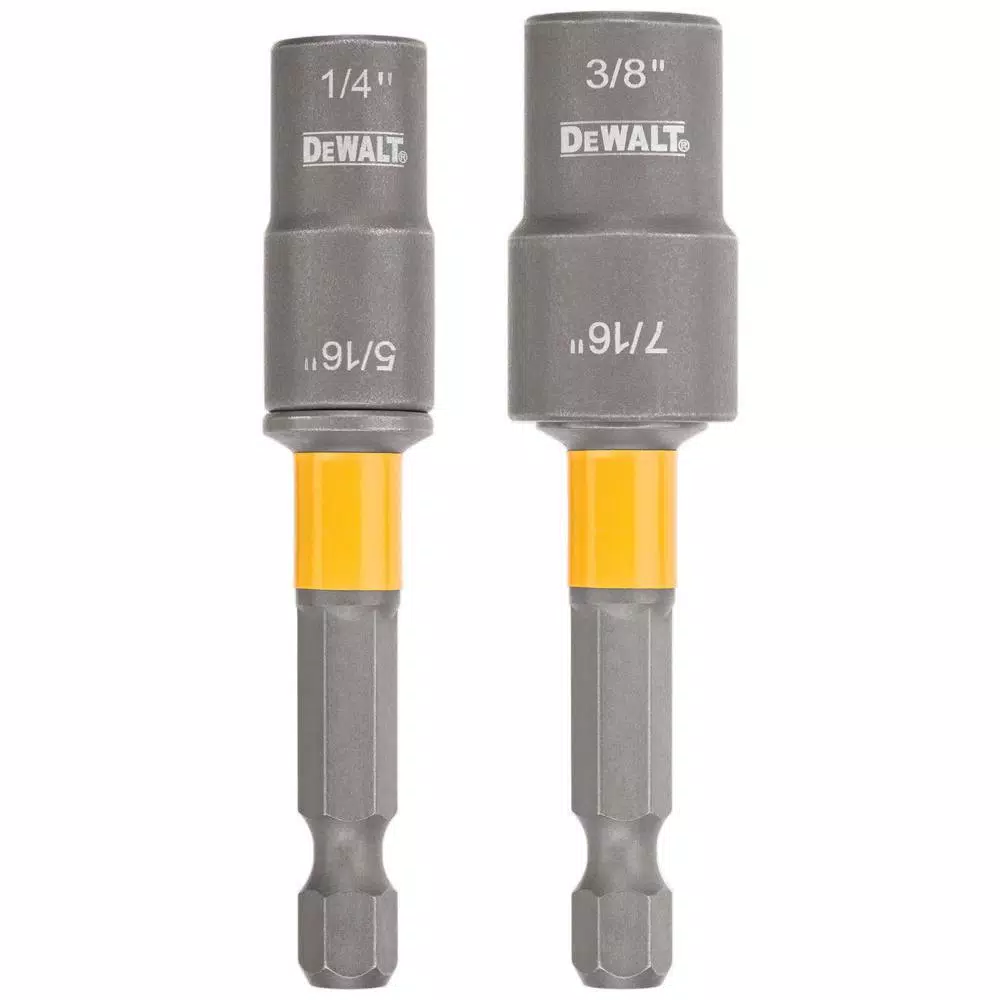 DEWALT MAX IMPACT Double Ended Carbon Steel Nut Driver Set, 2-Pack