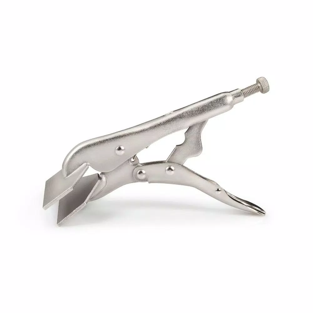TEKTON 8 in. Sheet Metal Clamp, Locking Pliers with Wide Flat Jaws