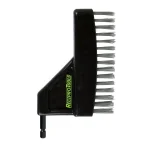 ReciproTools Stainless Steel Wire Offset Brush for Reciprocating Saws thumbnail 2