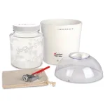 Euro Cuisine 2 Qt. Yogurt and Greek Yogurt Maker with Glass Jar and Cheese Making Kit thumbnail 2