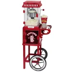 West Bend Popcorn Cart Popcorn Popper with 2.5 oz Non-Stick Stainless Steel Kettle, Red thumbnail 2