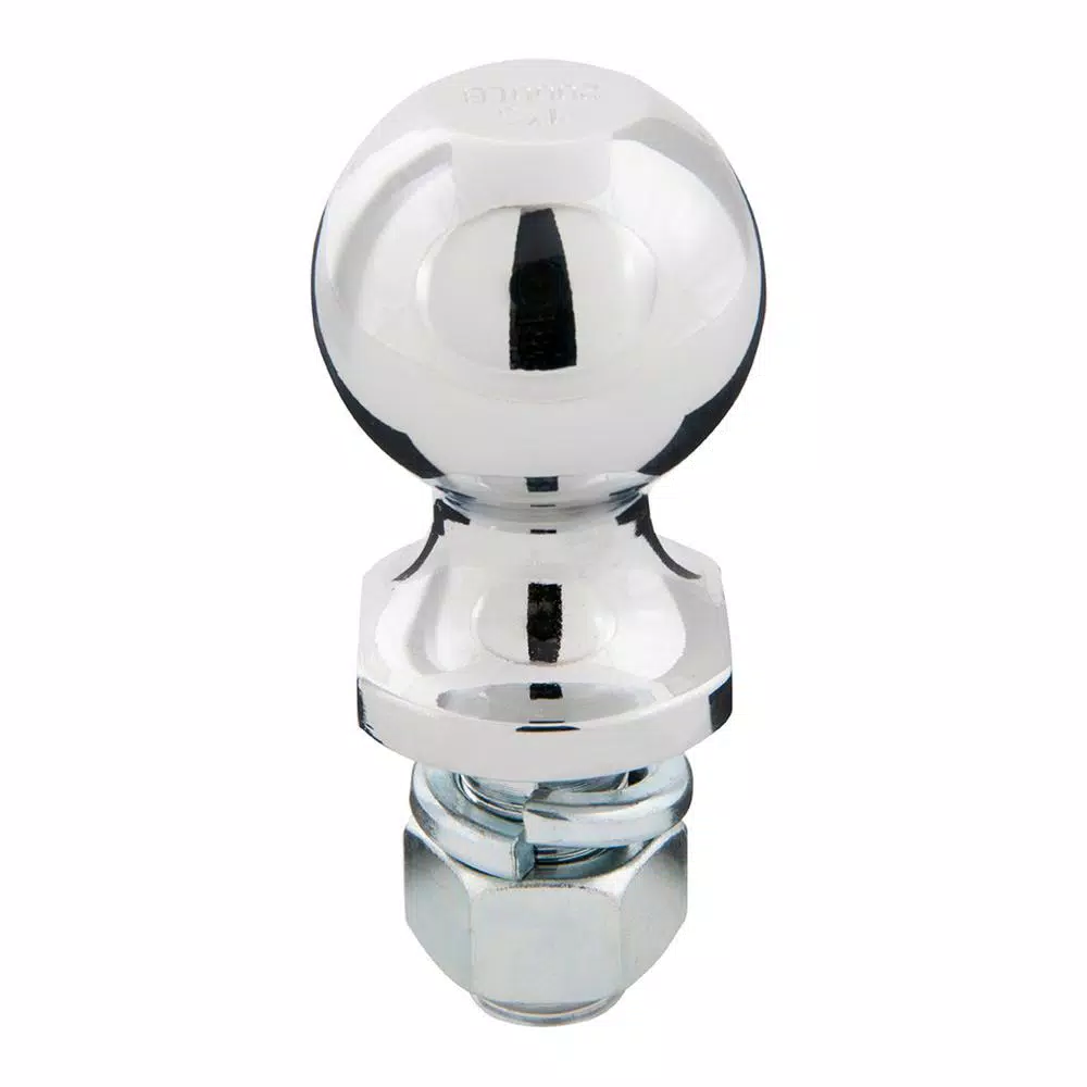 TowSmart 2,000 lb. Capacity Chrome Hitch Ball, 1-7/8 in. x 3/4 in. Shank