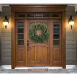 Winsome House 24 in. Artificial Pine and Cedar Wreath with Red Berries and Pinecones thumbnail 2