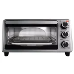BLACK+DECKER 4-Slice Stainless Steel Toaster Oven with EvenToast Technology thumbnail 1