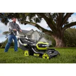 RYOBI 40V 21 in. SMART TREK Brushless Self-Propelled Cordless Mower with 6.0 Ah Battery and Charger thumbnail 4
