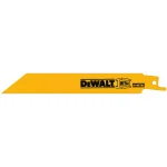 DEWALT 6 in. 18 TPI Bi-Metal Straight Back Reciprocating Saw Blade (5-Pack) thumbnail 4