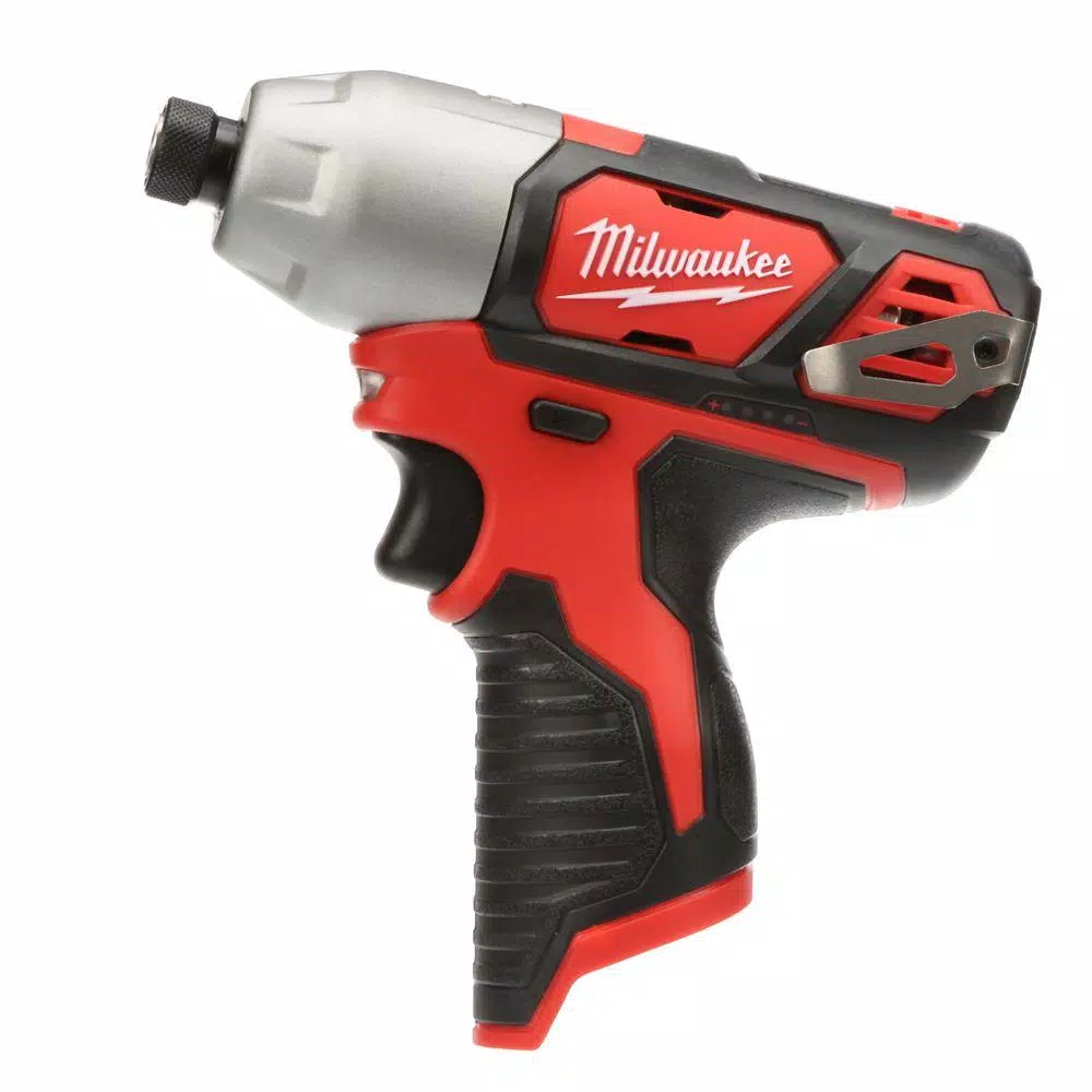 Milwaukee M12 12V Lithium-Ion Cordless 1/4 in. Hex Impact and Copper Tubing Cutter Combo Kit
