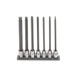 Husky 7-Piece Metric Long Ball End Hex Bit Socket Set, 3/8 in. Drive thumbnail 1
