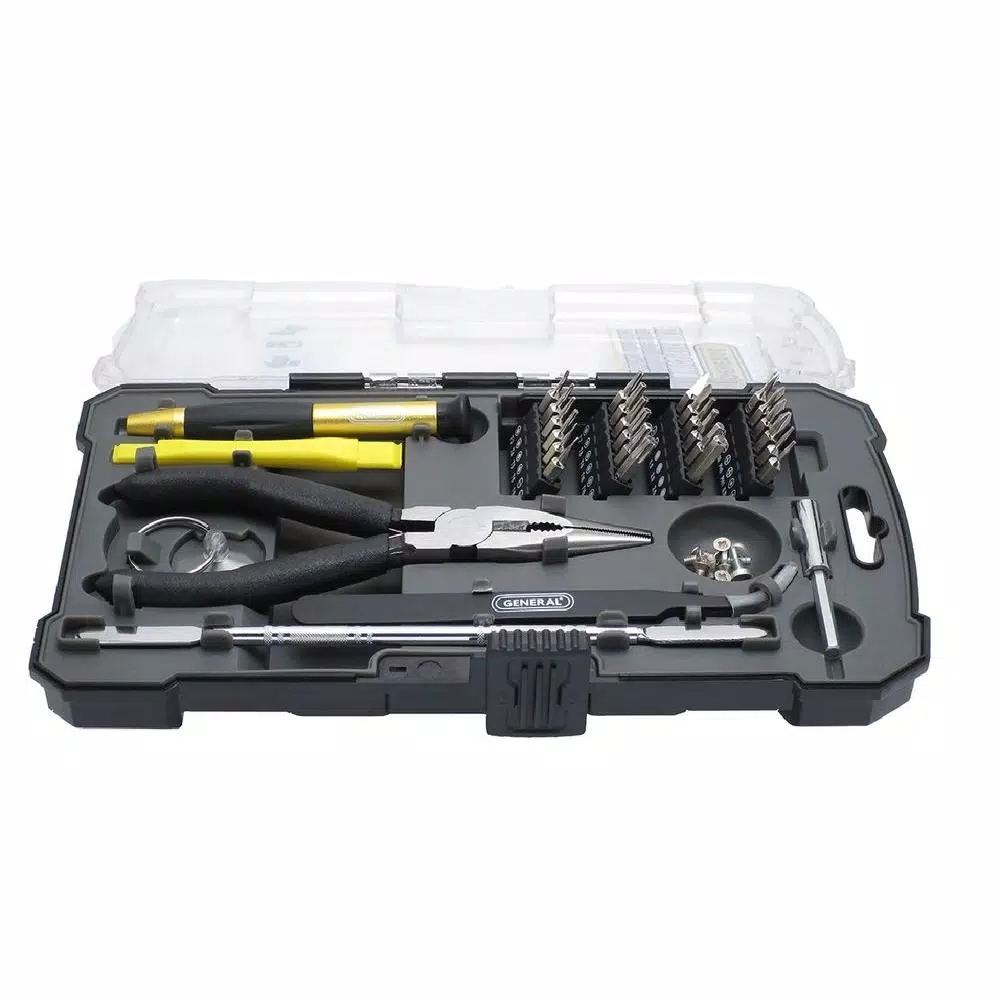 General Tools 32-Piece Electronics Tech Repair Kit for Cell Phones, Computers, and Gadgets