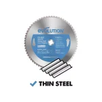 Evolution Power Tools Evolution 14 in. 90-Teeth Carbide Metal Cutting Circular Saw Blade for Thin Steel thumbnail 2