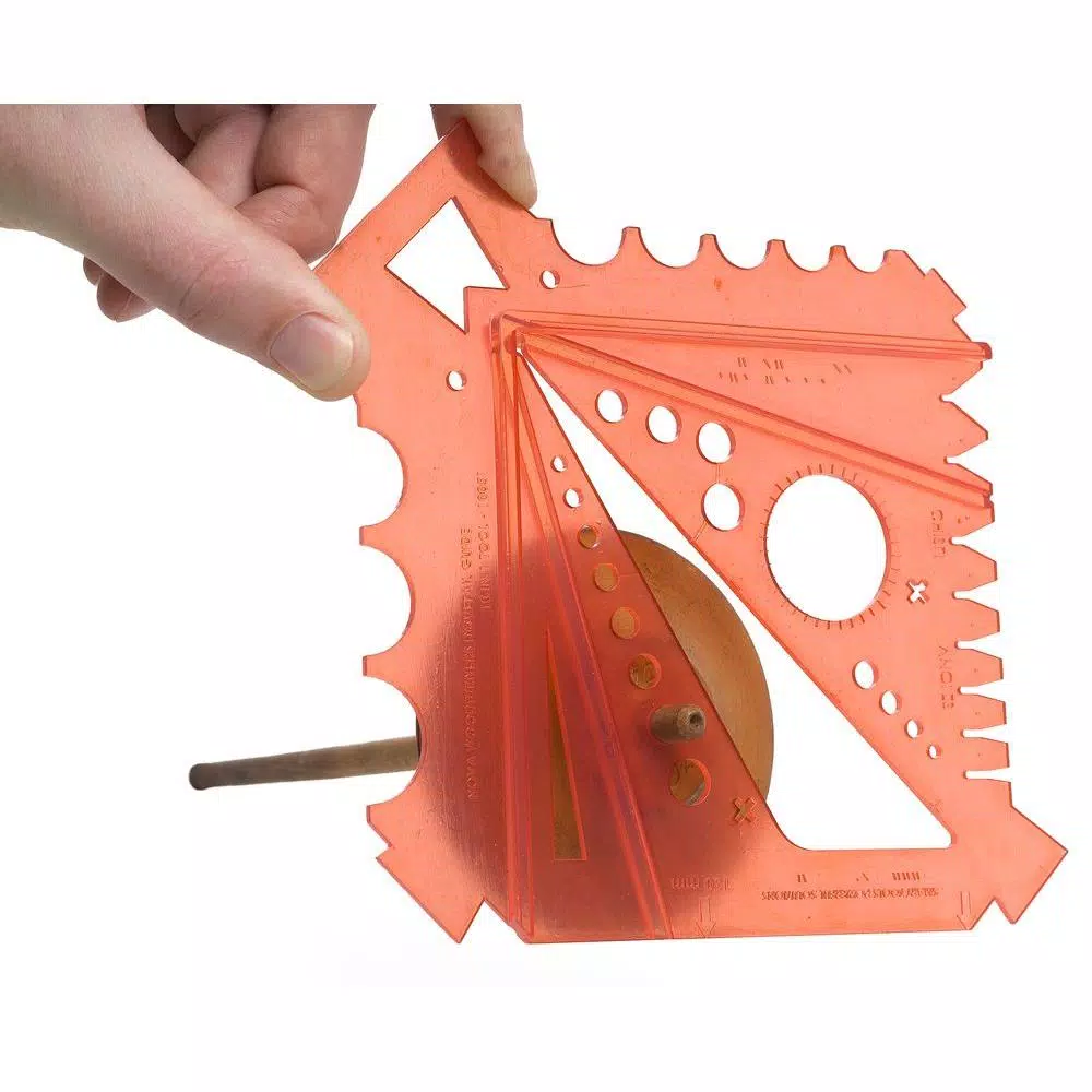 NOVA 10-in-1 Chuck Gauge Accessory for Woodturning and Workshop Use