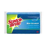 3M Scotch-Brite Non-Scratch Scrub Sponge, 3.5 x 6.1 in., Blue (2-Pack) thumbnail 1