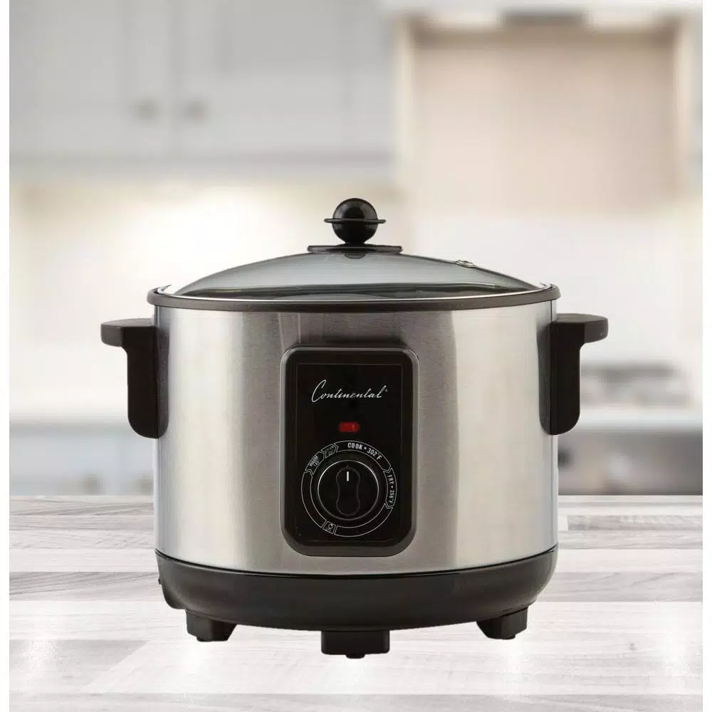 Continental 5.8 Qt. Electric Deep Fryer and Multi-Cooker, Stainless Steel