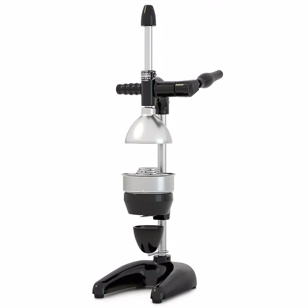 Tribest MJP-105 Stainless Steel XL Manual Juice Press for Pomegranate and Citrus, Black