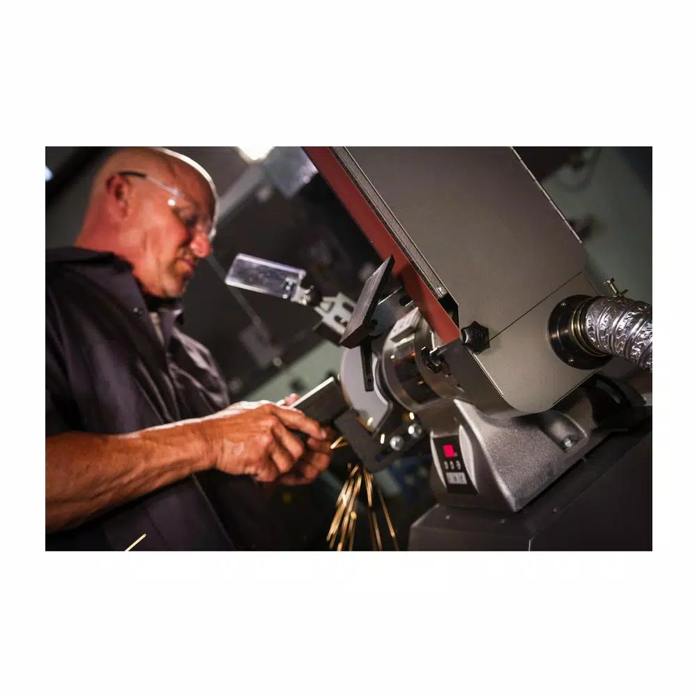 Jet IBGB-248VS Variable Speed 8 in. Industrial Grinder and 2 in. x 48 in. Belt Sander, 1HP, 115V