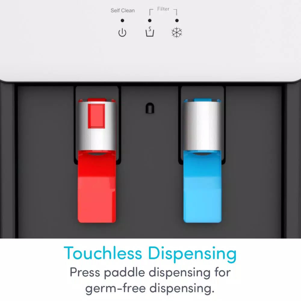 Avalon Self-Cleaning Bottleless Water Cooler Dispenser with Hot & Cold Water, White