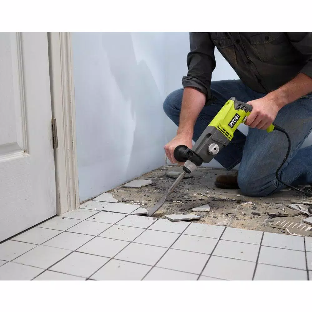 RYOBI 6.5 Amp SDS+ Rotary Hammer Drill, Corded with Tri-Mode Selector