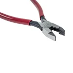 Klein Tools 9 in. Aggressive Knurl Ironworker's Pliers for Rebar Tie Wire thumbnail 7