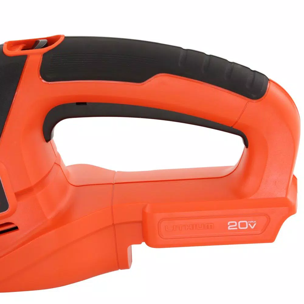 BLACK+DECKER 22 in. 20V MAX Lithium-Ion Cordless Hedge Trimmer, Tool Only (LHT2220B)