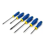 Estwing 6-Piece Magnetic Diamond Tip Phillips and Slotted Screwdriver Set thumbnail 1