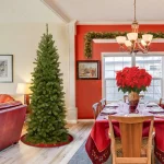 National Tree Company 6 ft. North Valley Spruce Slim Artificial Christmas Tree, Unlit Pencil Style thumbnail 2