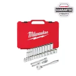 Milwaukee 3/8 in. Drive SAE/Metric Ratchet and Socket Mechanics Tool Set, 60-Piece thumbnail 13