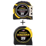 STANLEY FATMAX 25 ft. Auto Lock Tape Measure, 1-1/4 in. Wide Blade, 11 ft. Standout thumbnail 1