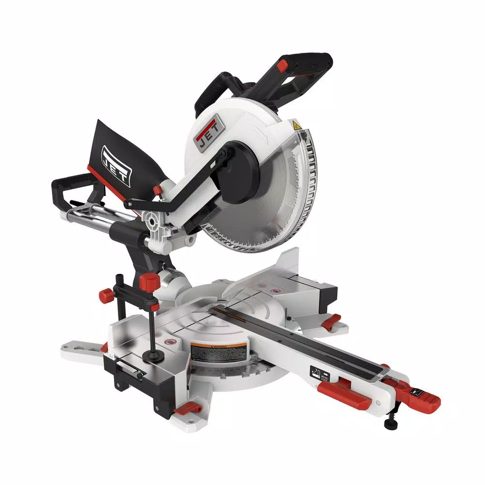 Jet 12 in. Dual Bevel Sliding Compound Miter Saw, 15 Amp