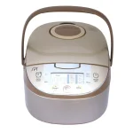 SPT 8-Cup Beige Smart Rice Cooker with Steam Basket and Built-In Timer thumbnail 1