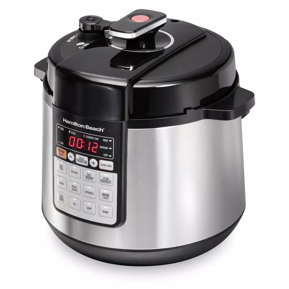 Hamilton Beach 6 Qt. Stainless Steel Multi-Function Electric Pressure Cooker
