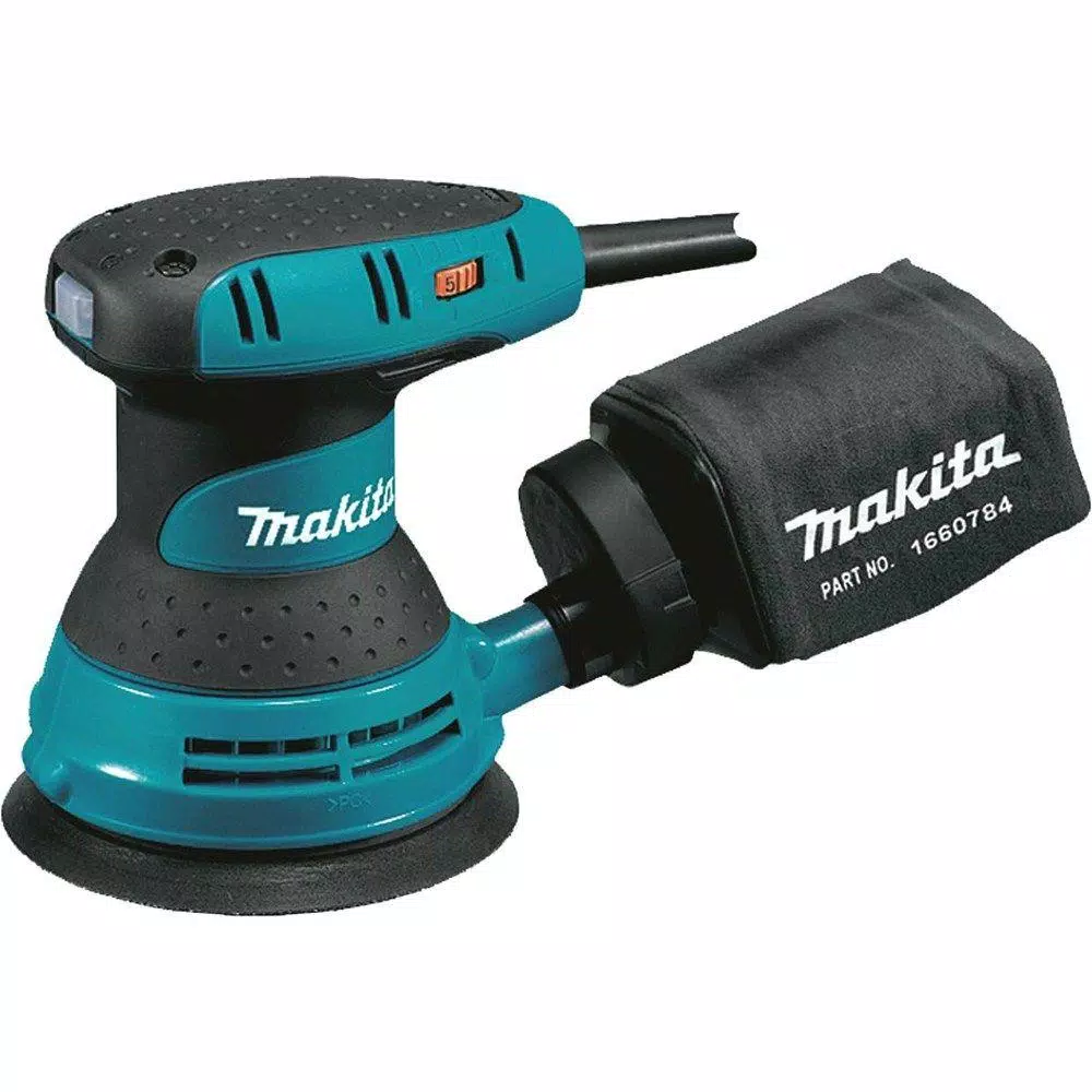 Makita BO5031K 5 in. Corded Random Orbital Sander with Variable Speed and Tool Case