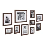 Kate and Laurel Bordeaux Brown Gallery Wall Picture Frame Set, 10-Piece Collection thumbnail 2