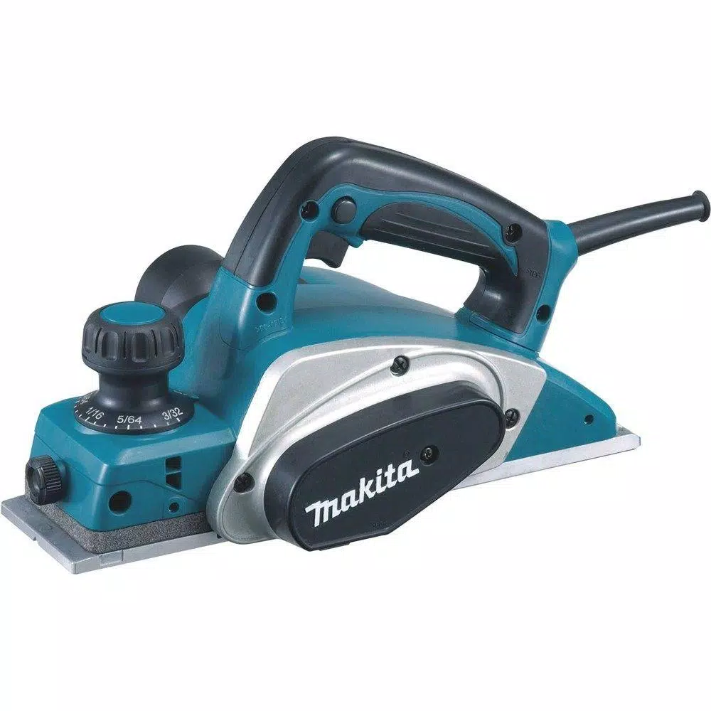 Makita 3-1/4 in. Corded Planer Kit with Blade Set and Hard Case, 6.5 Amp