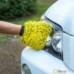 DocaPole 7 ft. to 30 ft. Telescopic Car Wash Cleaning Kit with Extension Pole, Squeegee, and Microfiber Mitts thumbnail 7