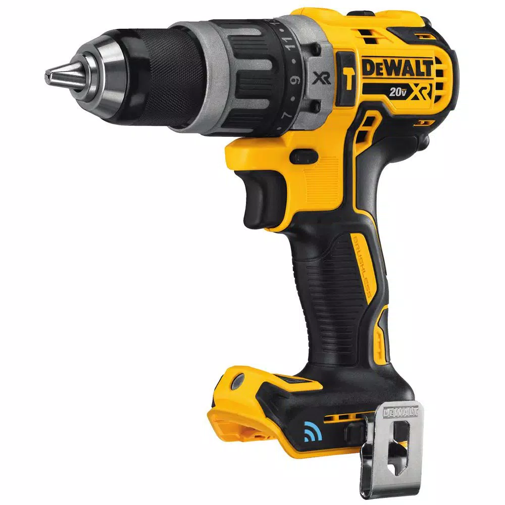 DEWALT 20V MAX XR Brushless 1/2 in. Compact Hammer Drill with Tool Connect, DCD797 (Tool Only)