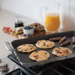Nordic Ware Heavyweight Aluminum Nonstick Two-Burner High-Sided Stovetop Griddle thumbnail 1