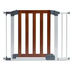 Munchkin Auto Close Modern Baby Gate, 29 in. Tall, Wood and Steel Design thumbnail 5