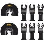 DEWALT DWA4216 8-Piece Oscillating Multi-Tool Blade Set thumbnail 2