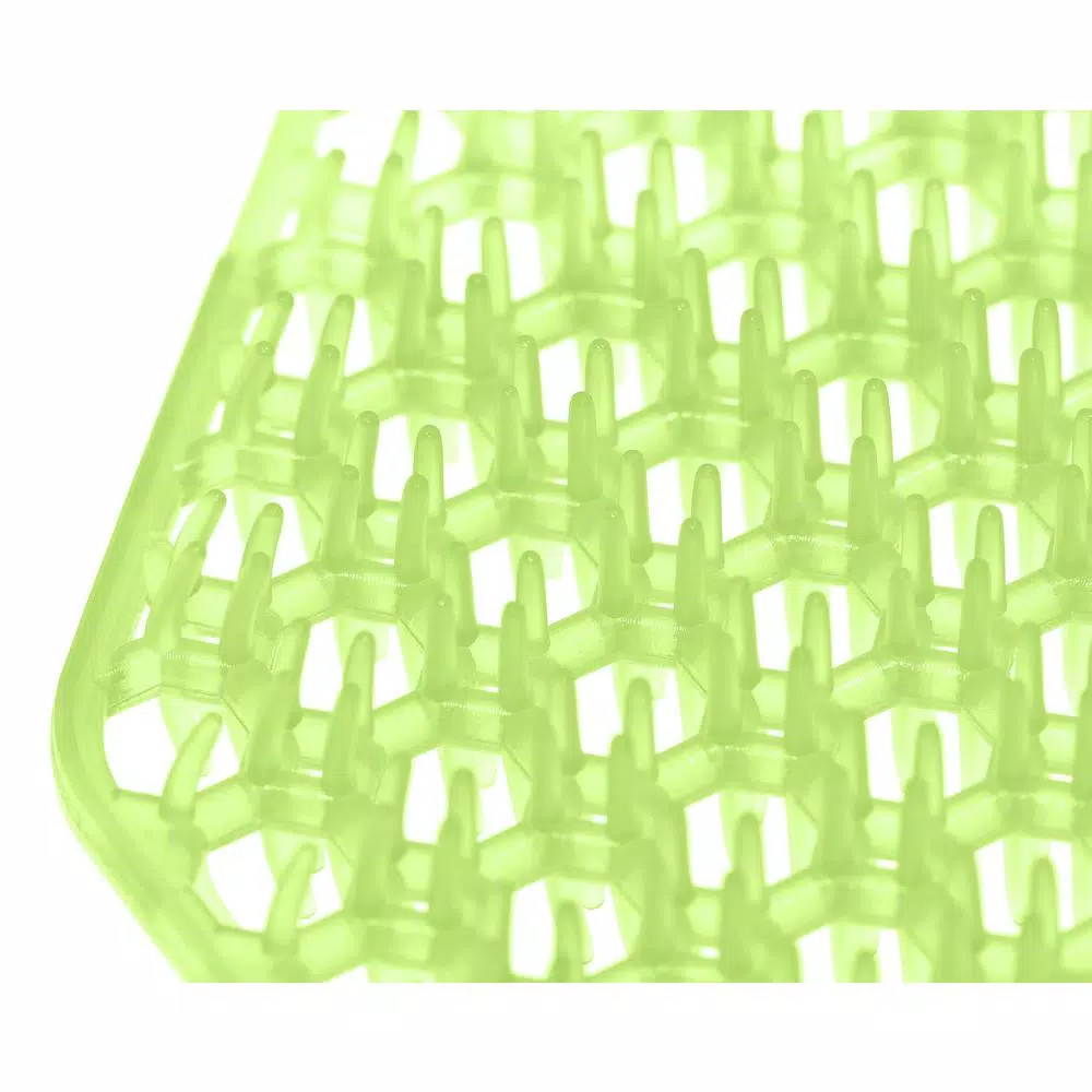 Alpine Industries Cucumber Melon Fragrance Anti-Splash Urinal Screens, 10-Pack