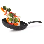 Starfrit The Rock Bakelite 8 in. Aluminum Nonstick Frying Pan, Black Speckle thumbnail 2