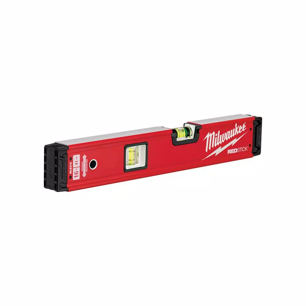 Milwaukee REDSTICK Box Level Set, 16 in. and 48 in.