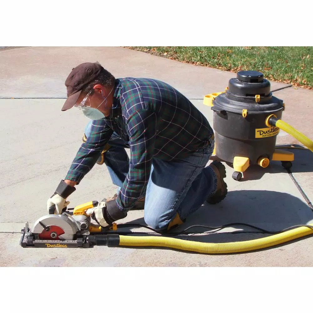Dustless Technologies DustBuddie Universal Dust Shroud for 7-1/4 in. Worm Drive and Hypoid Circular Saws
