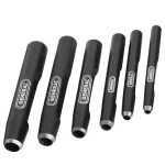 General Tools 6-Piece Hollow Steel Punch Set thumbnail 2